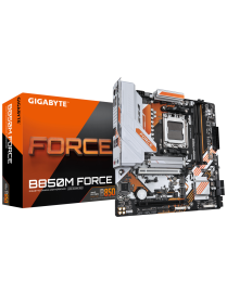 GIGABYTE B850M FORCE Placa Base – Compatible con procesadores AMD Ryzen serie 9000, VRM digital de 8+2+2 fases, hasta 9600 MHz