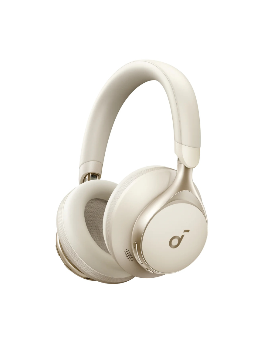 Soundcore Space One Auriculares Inalámbrico y alámbrico Diadema Llamadas/Música Bluetooth Crema de color