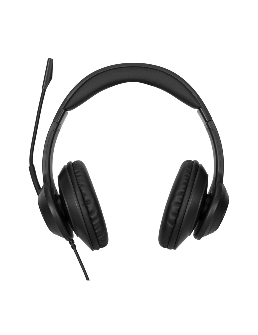 Targus AEH102GL auricular y casco Auriculares Alámbrico Diadema Llamadas/Música USB tipo A Negro
