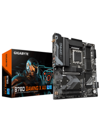 GIGABYTE B760 GAMING X AX Placa Base - Compatible con procesadores Intel Core de 14ª generación, VRM digital de 8+1+1 fases