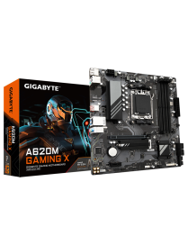 GIGABYTE A620M GAMING X Placa base - Soporta CPUs AMD Ryzen 8000, VRM digital de 8+2+1 fases, hasta 8000MHz DDR5 (OC), 1xPCIe