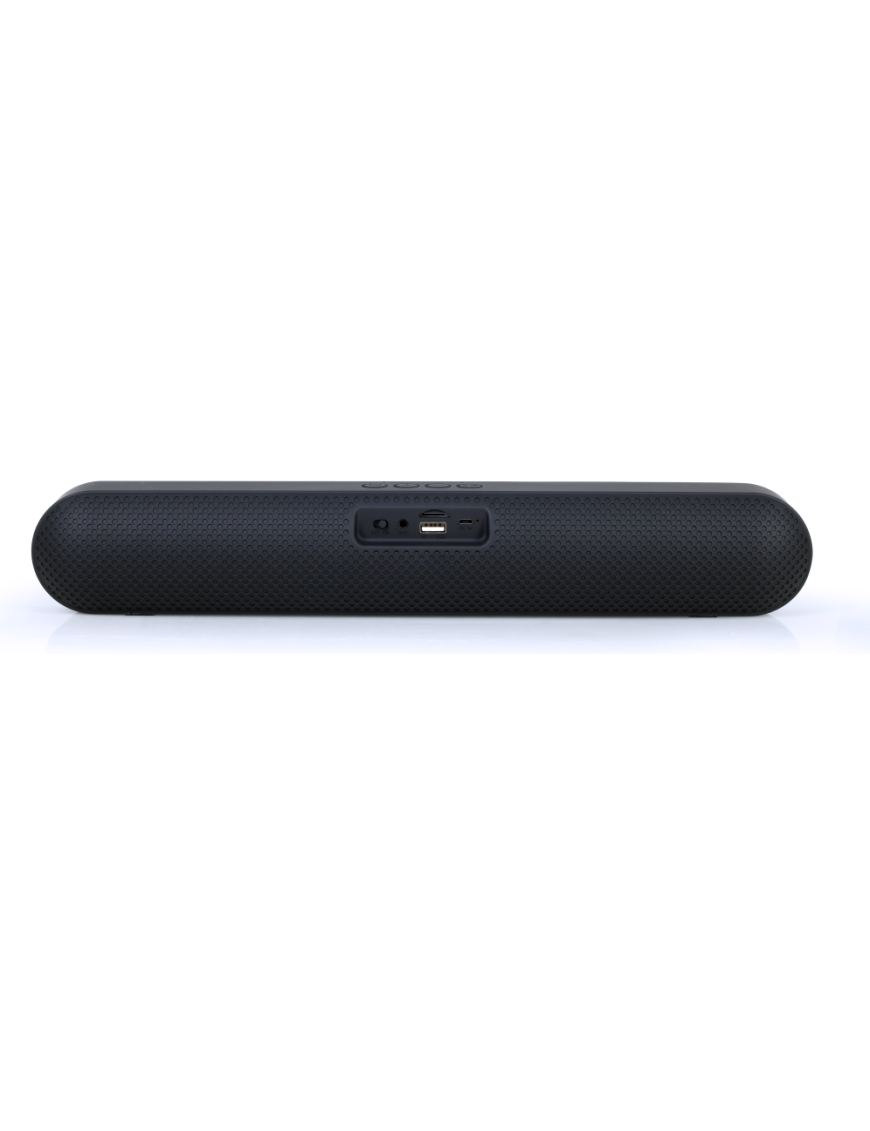 Gembird SPKBT-BAR400L altavoz soundbar Negro 2.0 canales 10 W