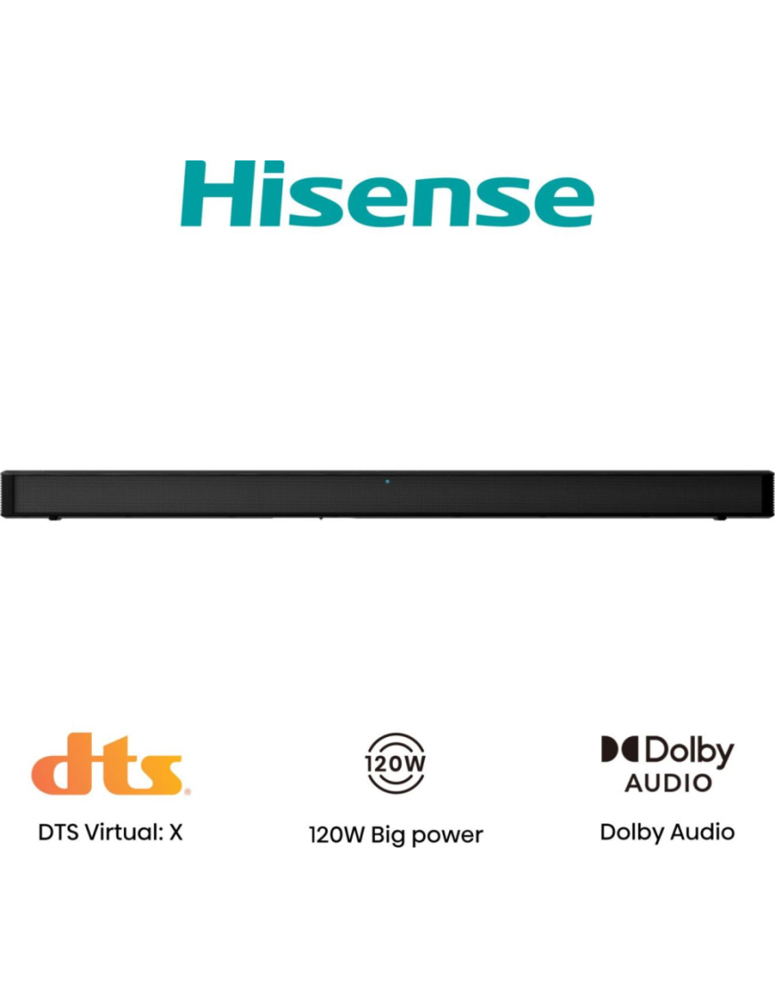 Hisense HS205G Negro 2.0 canales 120 W