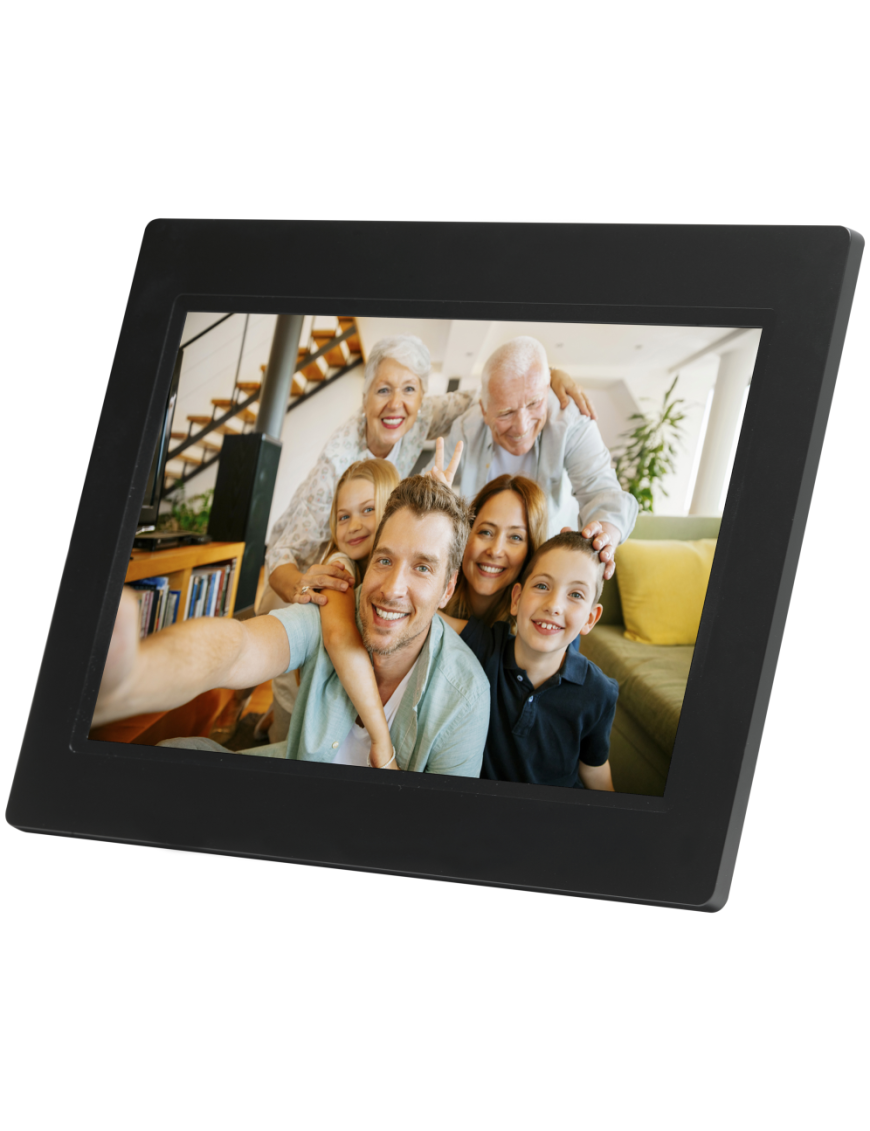 Denver PFF-1010BLACK marco fotográfico digital Negro 25,6 cm (10.1") Pantalla táctil Wifi