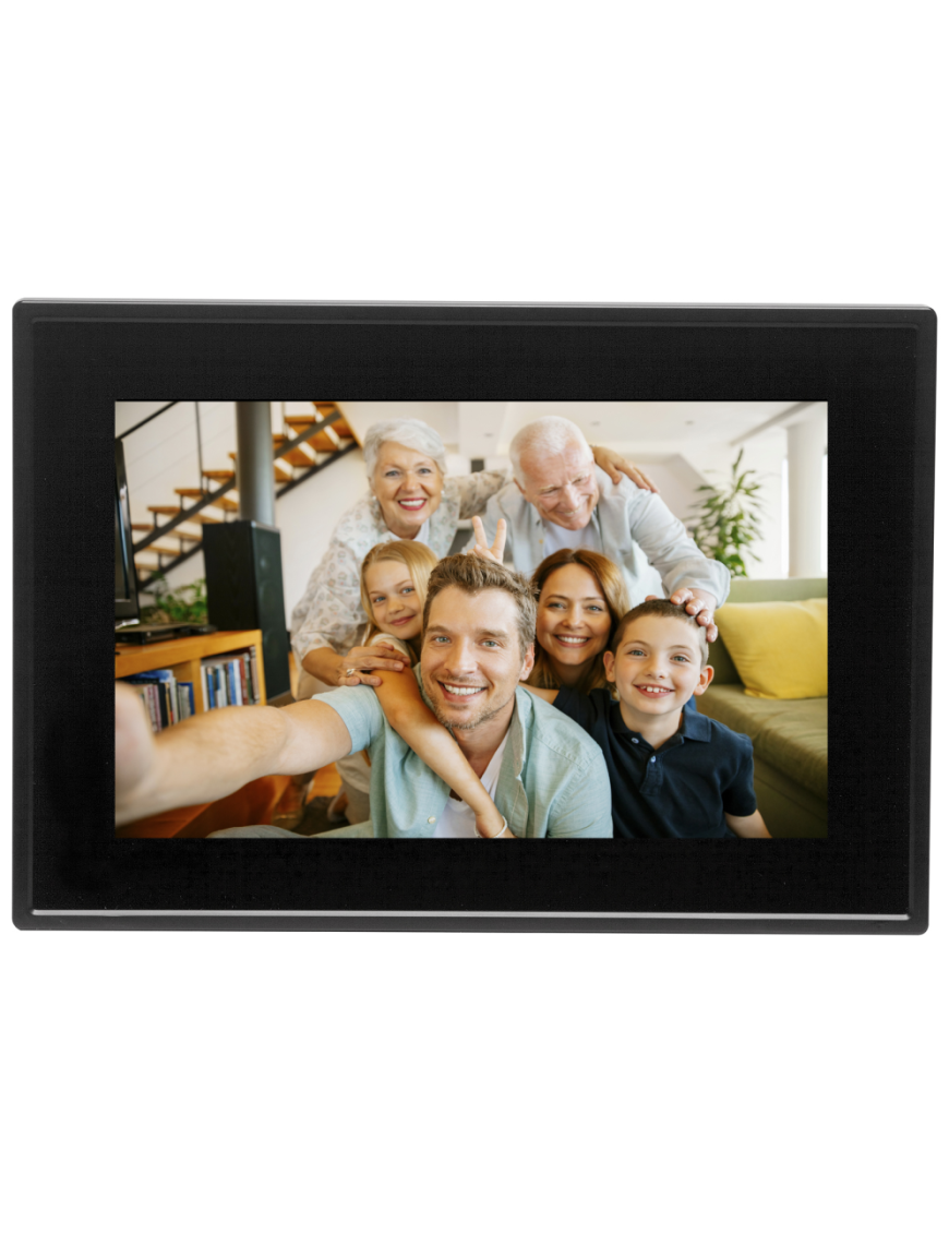 Denver PFF-1011BLACK marco fotográfico digital Negro 25,6 cm (10.1") Pantalla táctil Wifi
