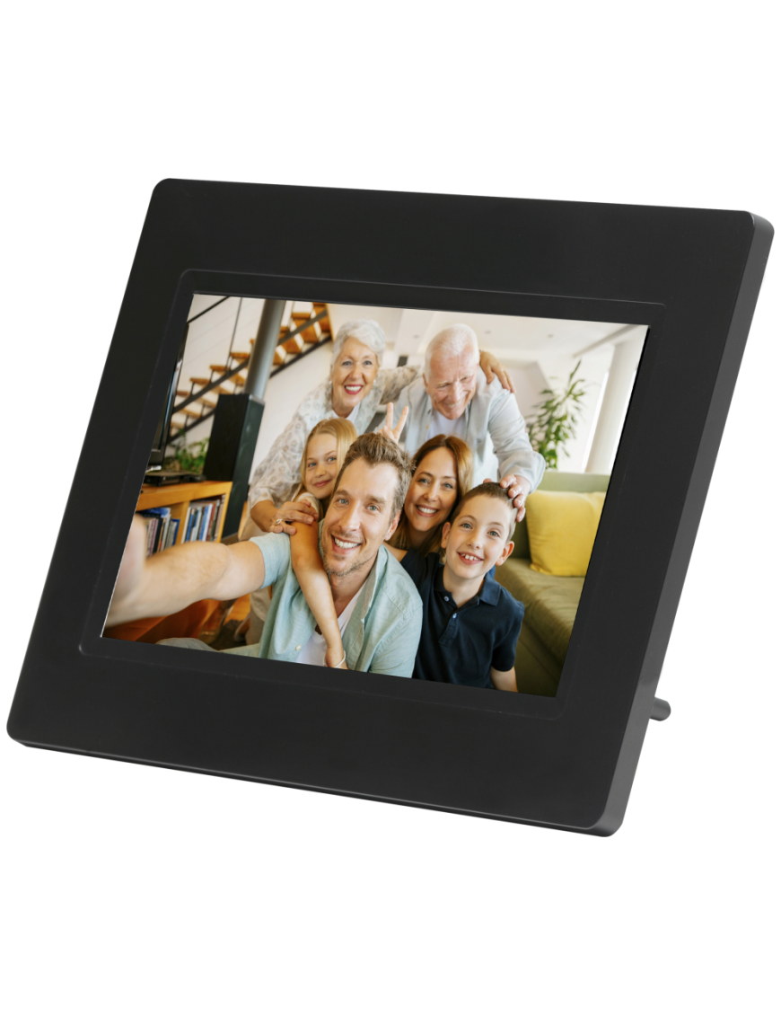 Denver PFF-710BLACK marco fotográfico digital Negro 17,8 cm (7") Pantalla táctil Wifi