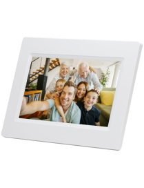 Denver PFF-710WHITE marco fotográfico digital Blanco 17,8 cm (7") Pantalla táctil Wifi