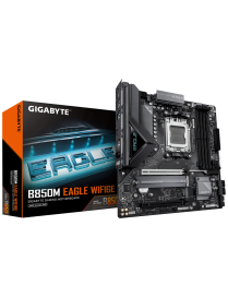 GIGABYTE B850M EAGLE WIFI6E Placa Base - Procesadores AMD Ryzen Serie 9000, VRM digital de 8+2+2 fases, hasta 8200MHz DDR5 (OC)