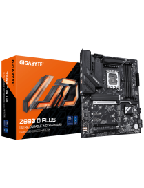 GIGABYTE Z890 D PLUS Placa Base – Compatible con procesadores Intel Core Ultra (Serie 2), VRM de 12+1+2 fases, hasta 9466 MHz