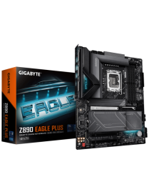GIGABYTE Z890 EAGLE PLUS Placa Base – Compatible con procesadores Intel Core Ultra (Serie 2), VRM de 14+1+2 fases, hasta 9466