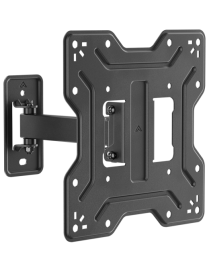AISENS Soporte Eco Giratorio, Inclinable Para Monitor/TV 30kg (2 Pivotes) De 23"-43", Negro