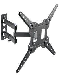 AISENS Soporte Eco Giratorio, Inclinable Para Monitor/TV 30kg (3 Pivotes) De 23-55, Negro