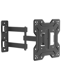 AISENS Soporte Eco Giratorio, Inclinable Para Monitor/TV 30kg (3 Pivotes) De 23"-43", Negro