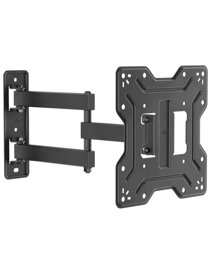 AISENS Soporte Eco Giratorio, Inclinable Para Monitor/TV 30kg (3 Pivotes) De 23"-43", Negro
