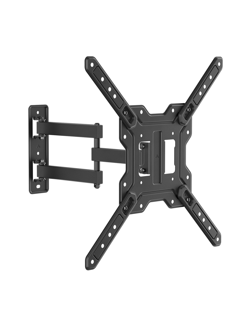 AISENS Soporte Eco Giratorio, Inclinable Para Monitor/TV 30kg (3 Pivotes) De 23"-65", Negro