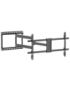 AISENS Soporte Pro Giratorio, Inclinable y Nivelable para Monitor/TV 50kg de 43"-80", Negro
