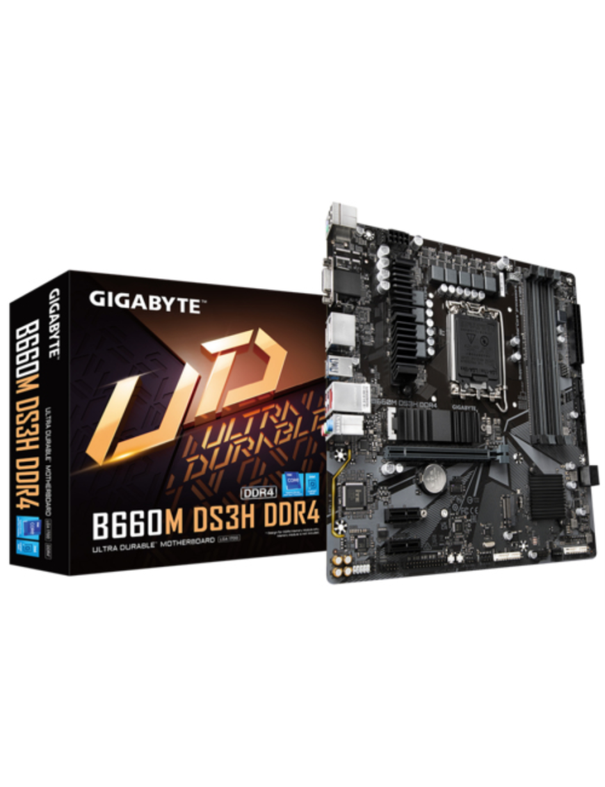 GIGABYTE B660M DS3H DDR4 placa base Intel B660 LGA 1700 micro ATX