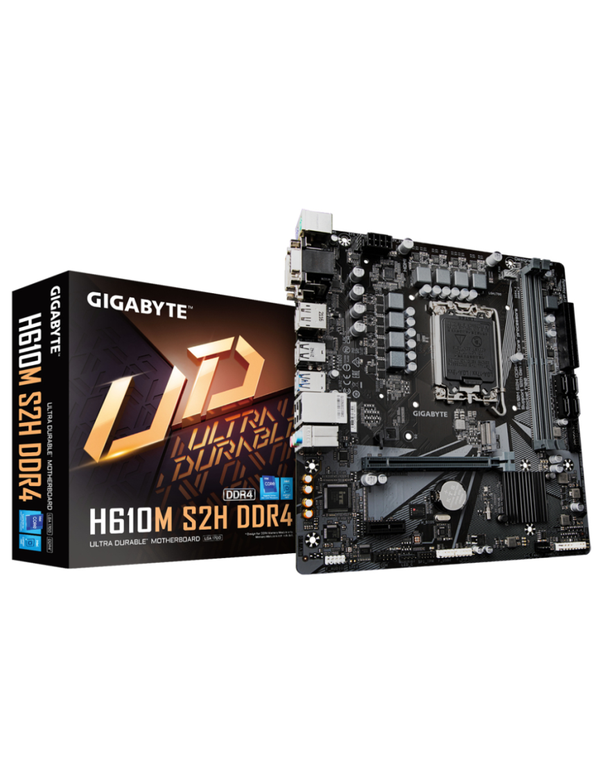 GIGABYTE H610M S2H DDR4 placa base Intel H610 Express LGA 1700 micro ATX