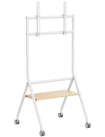 Ewent EW1582 soporte para TV 2,18 m (86") Blanco, Madera