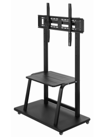 Gembird TVS-100F-01 soporte para pantalla de señalización 2,54 m (100") Negro