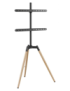 Gembird TVS-65S-01 soporte para TV 165,1 cm (65") Negro, Madera