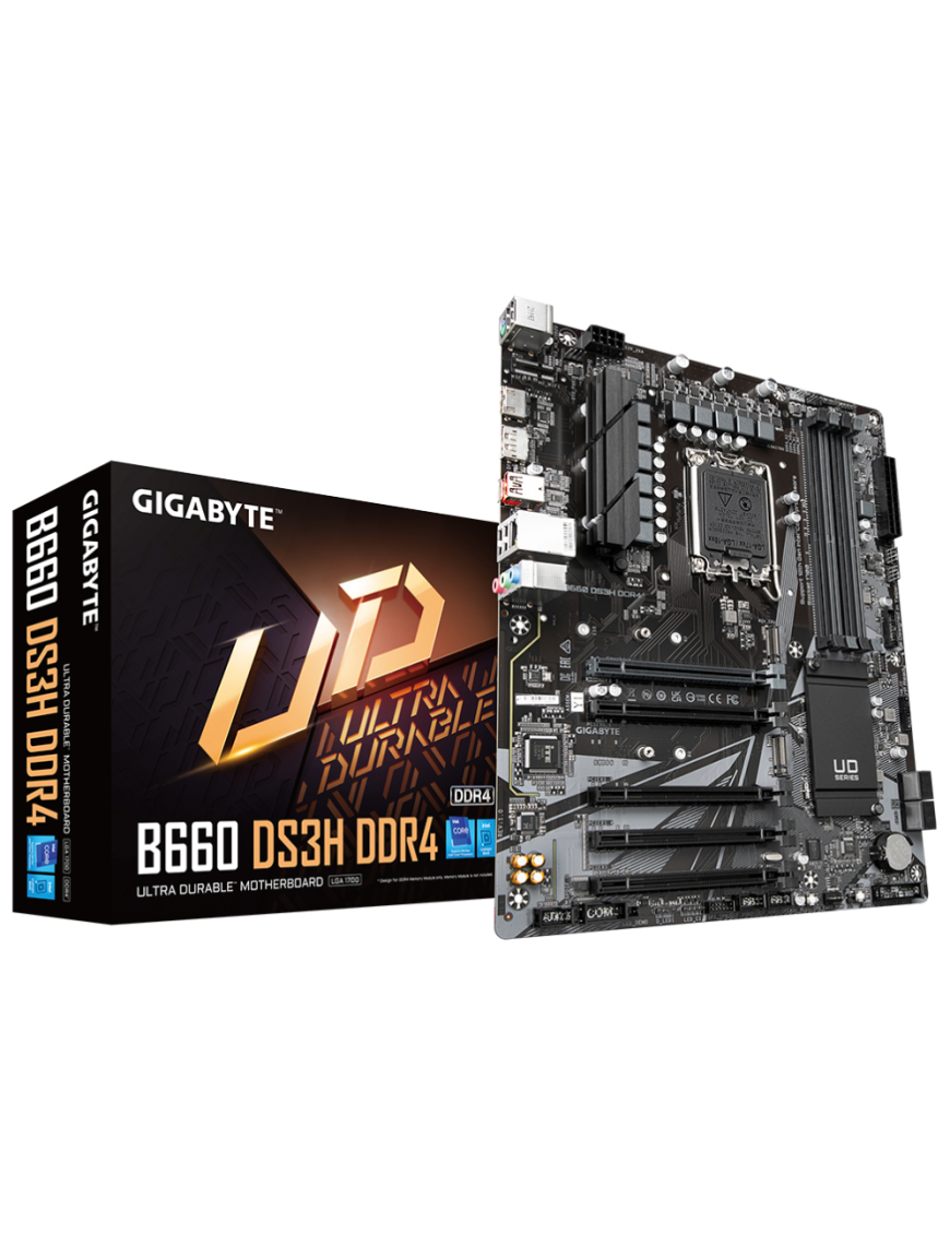 GIGABYTE B660 DS3H DDR4 placa base Intel B660 LGA 1700 ATX