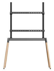 Gembird TVS-86F-01-BK soporte para TV 2,18 m (86") Negro, Madera