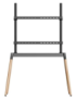 Gembird TVS-86F-01-BK soporte para TV 2,18 m (86") Negro, Madera