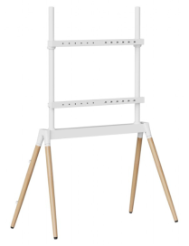 Gembird TVS-86F-01-W soporte para TV 2,18 m (86") Blanco, Madera