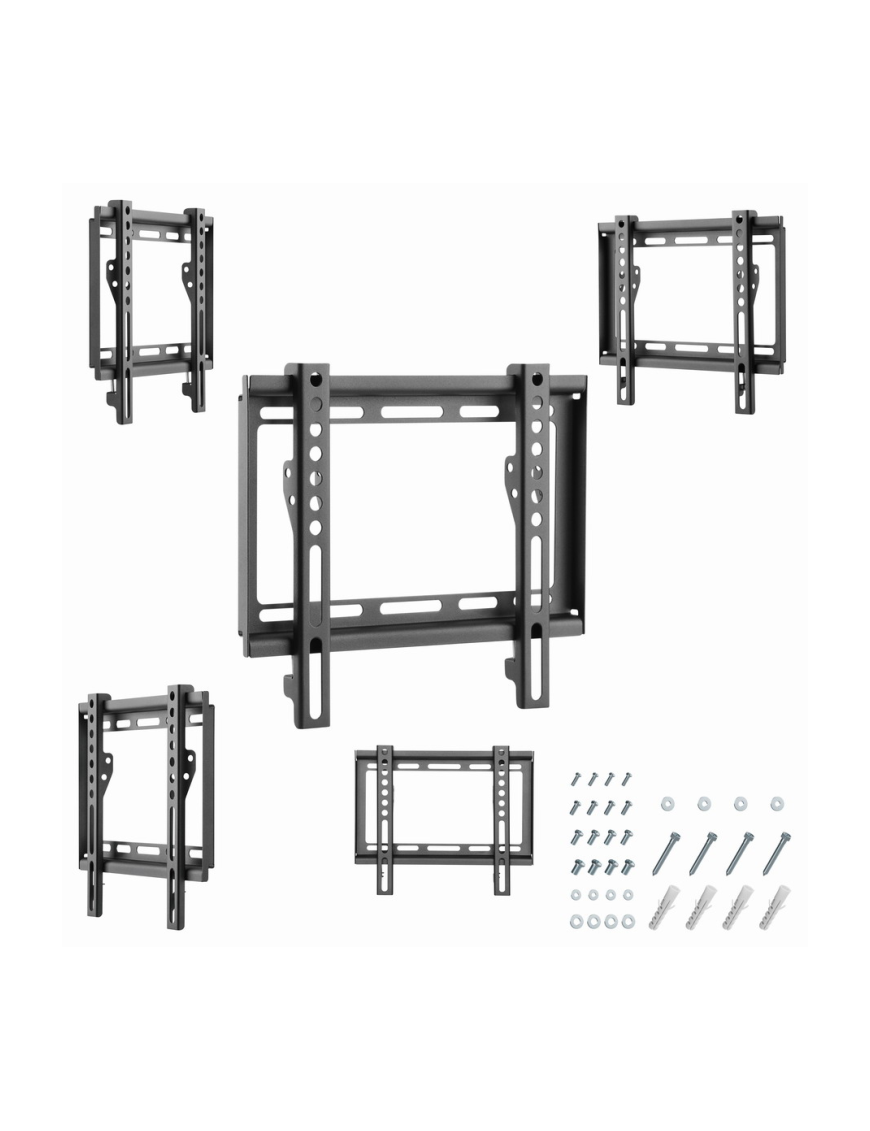Gembird WM-42F-04 soporte para TV 106,7 cm (42") Negro