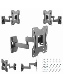 Gembird WM-42ST-01 soporte para TV 106,7 cm (42") Negro