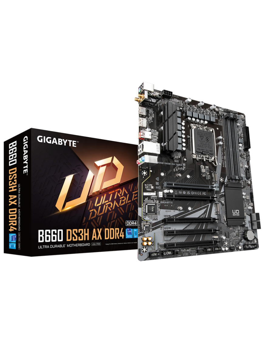 GIGABYTE B660 DS3H AX DDR4 placa base Intel B660 LGA 1700 ATX