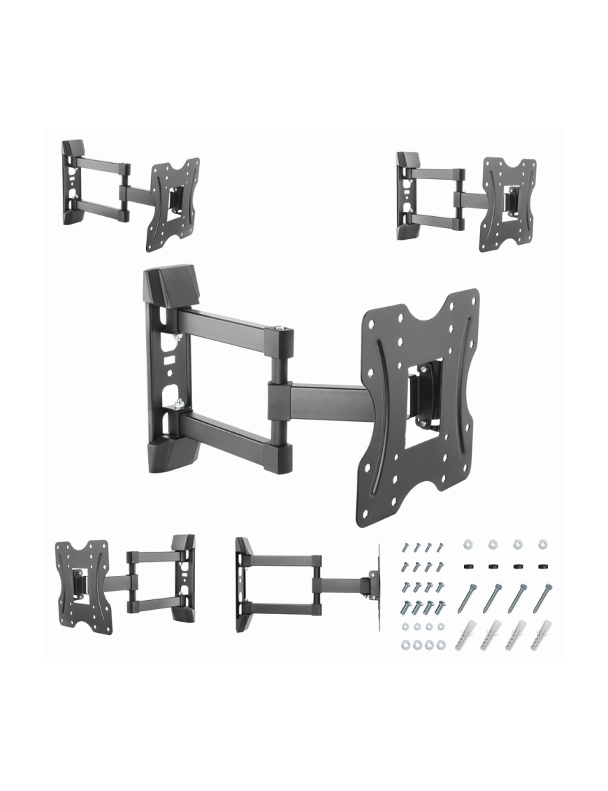 Gembird WM-42ST-02 soporte para TV 106,7 cm (42") Negro
