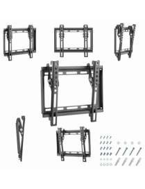 Gembird WM-42T-04 soporte para TV 106,7 cm (42") Negro
