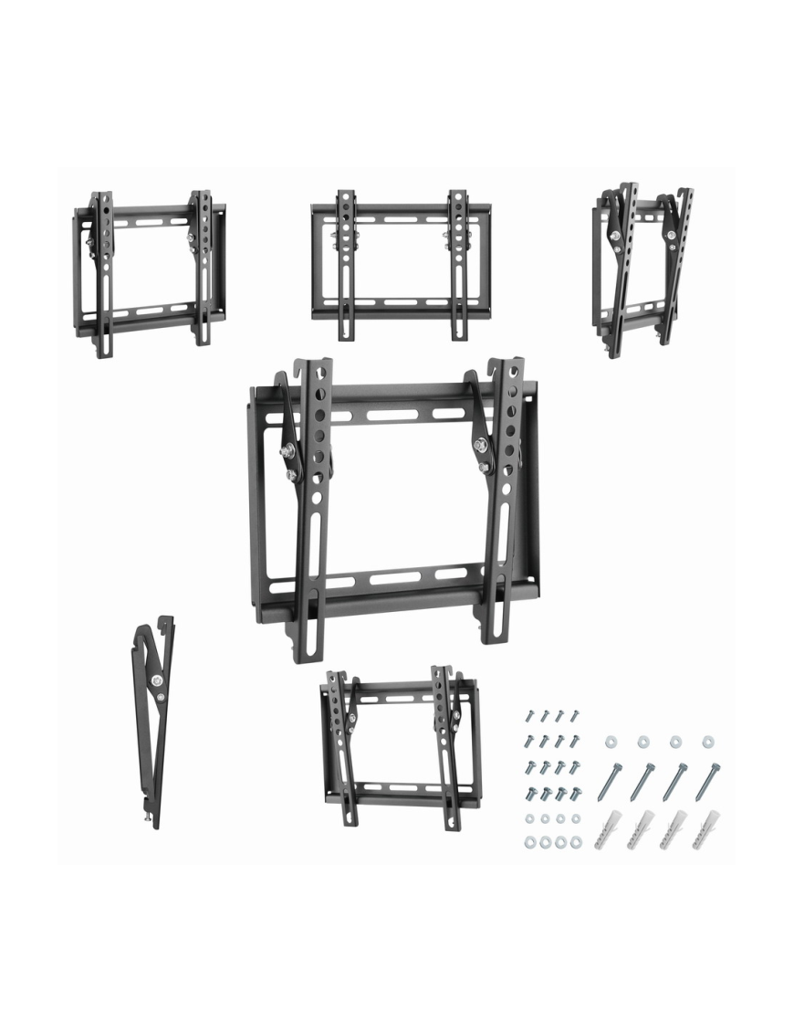 Gembird WM-42T-04 soporte para TV 106,7 cm (42") Negro