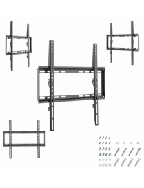 Gembird WM-55F-04 soporte para TV 139,7 cm (55") Negro
