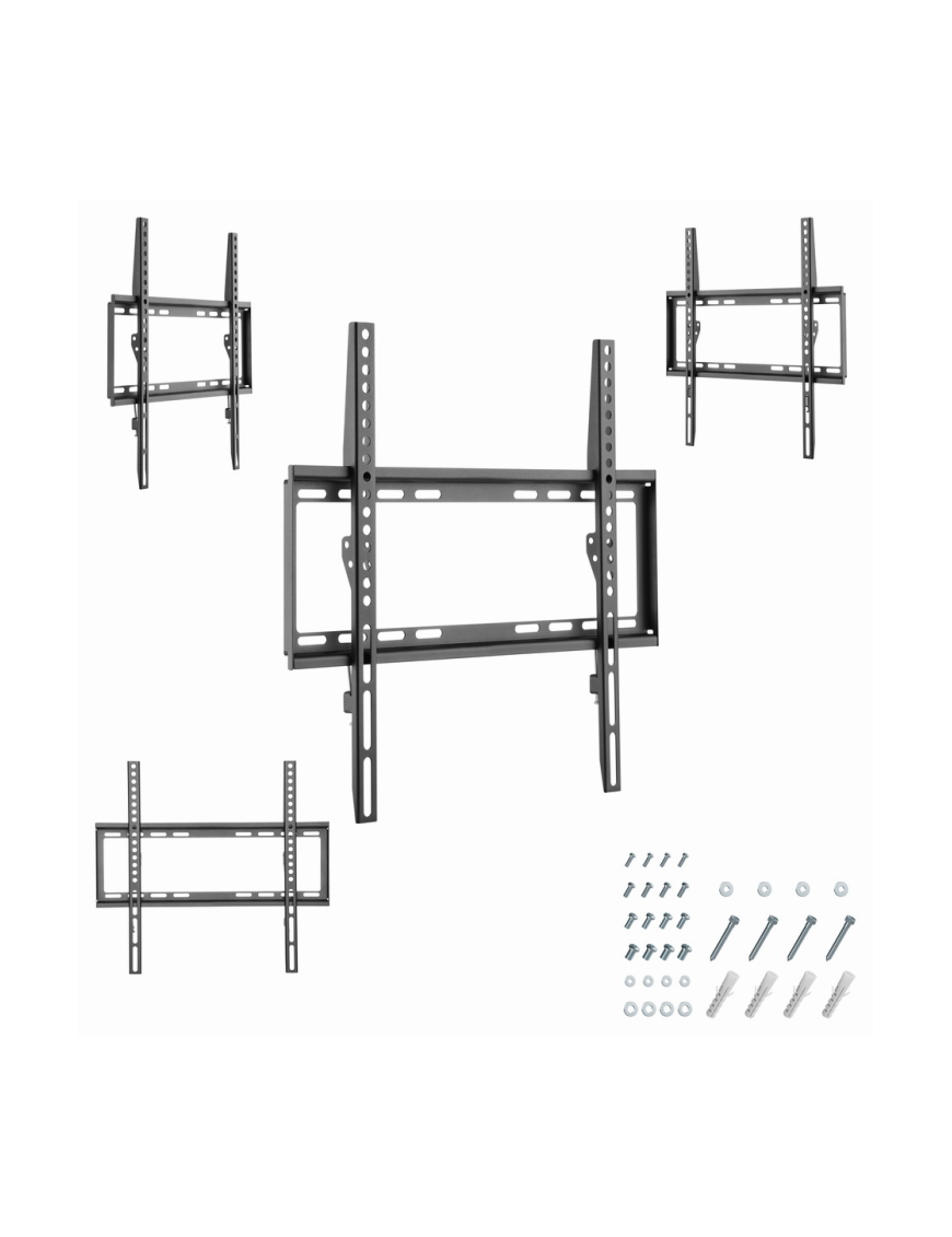 Gembird WM-55F-04 soporte para TV 139,7 cm (55") Negro