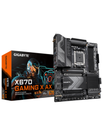 GIGABYTE X670 GAMING X AX Placa base - Compatible con AMD Ryzen 9000 Series CPUs, 16+2+2 Phases Digital VRM, up to 8000MHz DDR5