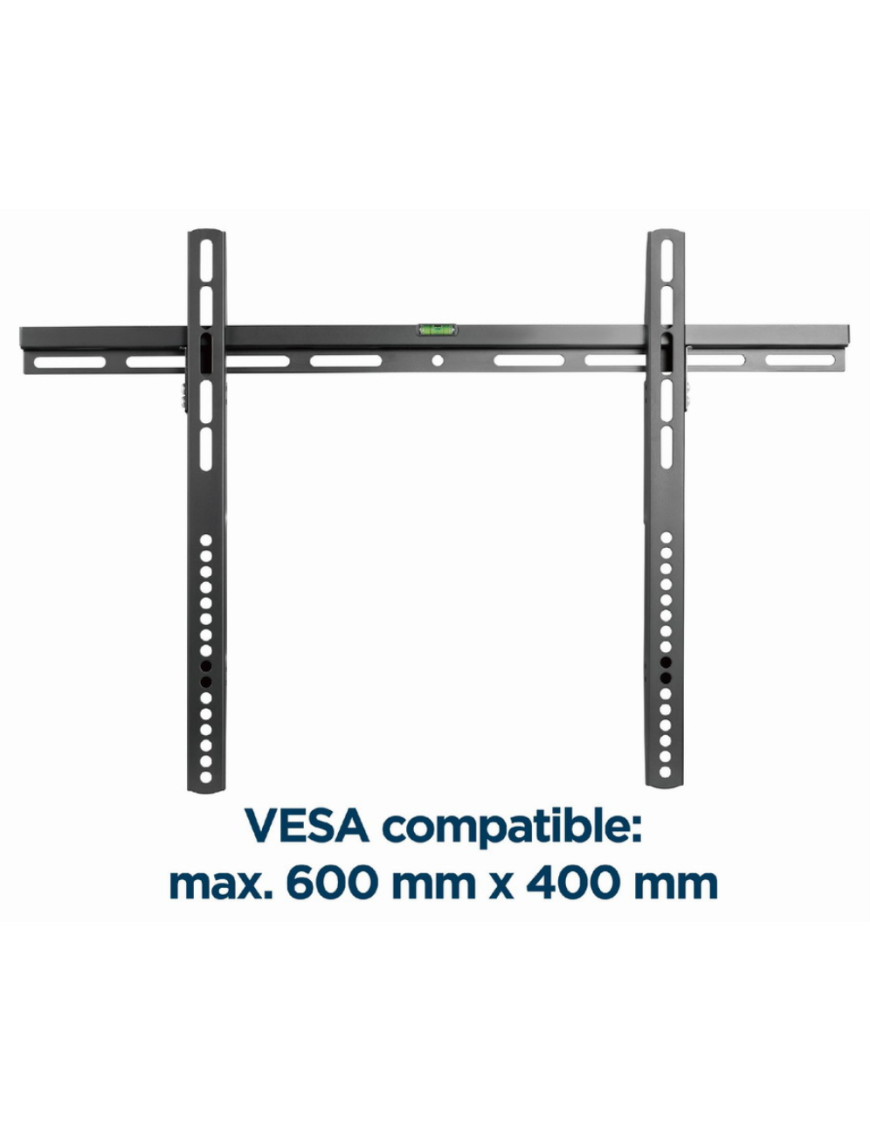 Gembird WM-70F-02 soporte para TV 177,8 cm (70") Negro