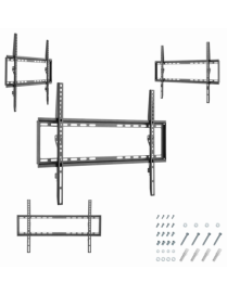 Gembird WM-70F-03 soporte para TV 177,8 cm (70") Negro