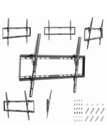 Gembird WM-70T-03 soporte para TV 177,8 cm (70") Negro