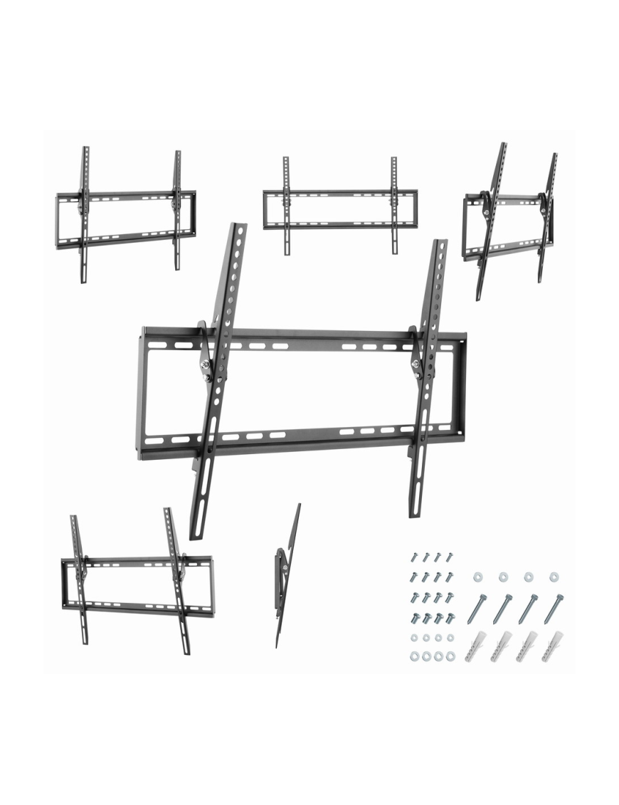 Gembird WM-70T-03 soporte para TV 177,8 cm (70") Negro