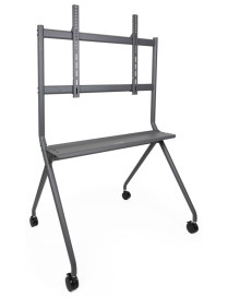 TooQ iSTAND Soporte de Suelo con Ruedas para Pantallas 50"- 86", Gris