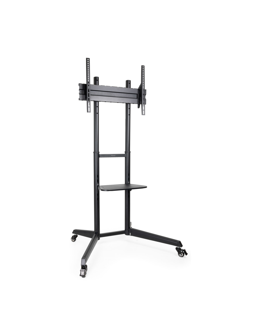 TooQ RAMSÉS Soporte de Suelo con Ruedas para Pantallas 37"- 70", Negro