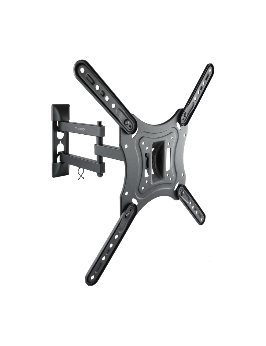 TooQ Soporte Giratorio e Inclinable para Monitor / TV LCD, Plasma de 23”- 55”, con Tres Pivotes, Negro