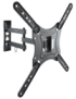 TooQ Soporte Giratorio e Inclinable para Monitor / TV LCD, Plasma de 23”- 55”, con Tres Pivotes, Negro