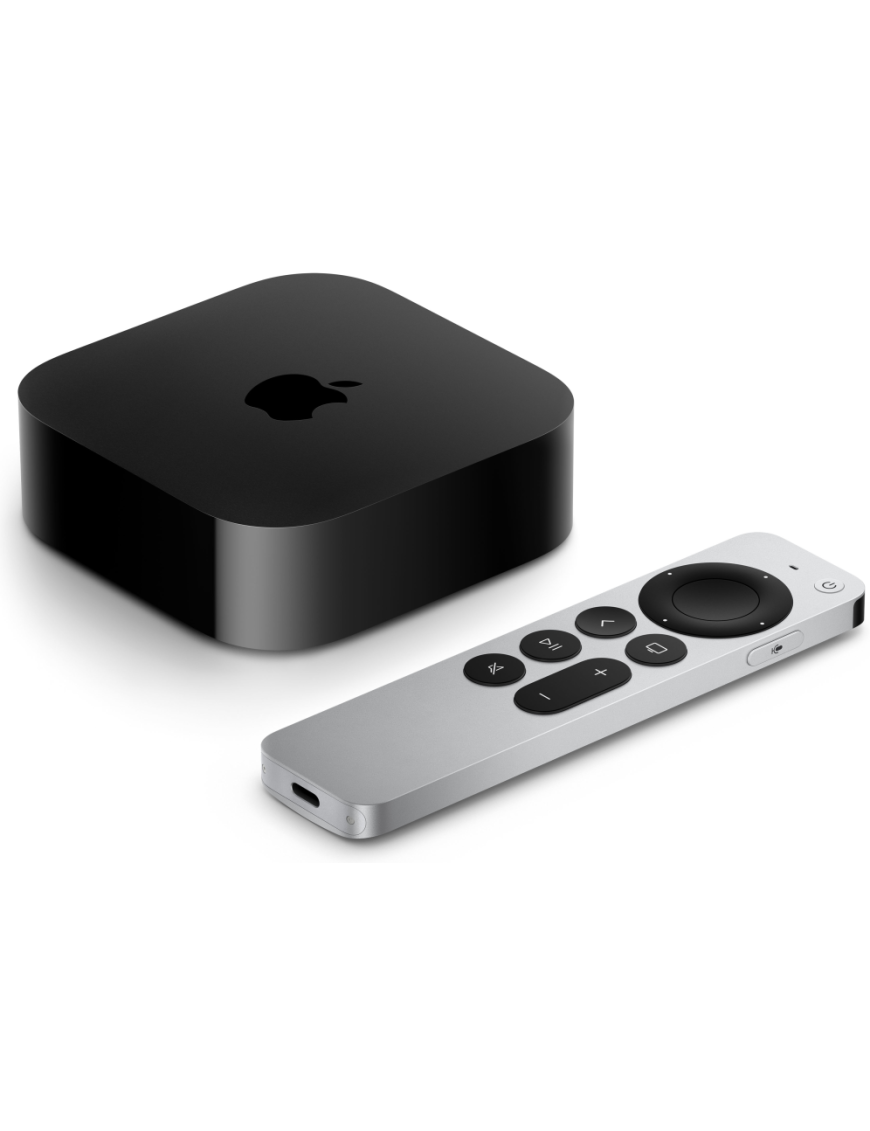 Apple TV 4K Negro, Plata 4K Ultra HD 128 GB Wifi Ethernet