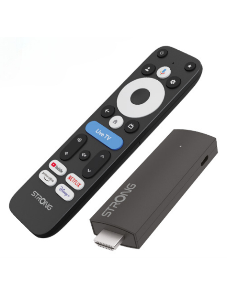 Strong LEAP UNA + adaptador Smart TV HDMI Full HD Android Negro