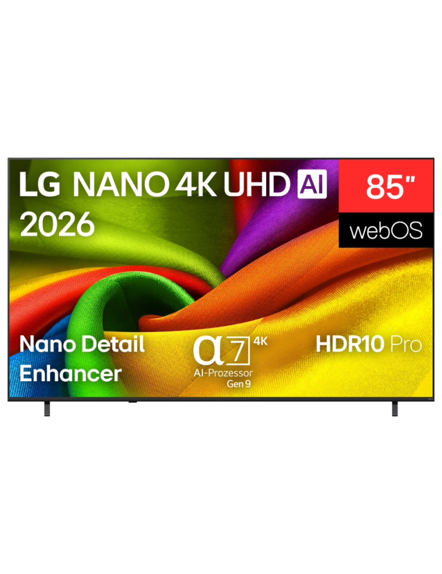 LG NANO 4K UHD AI 85NU8E0B3LA 2,16 m (85") 4K Ultra HD Smart TV Wifi Negro