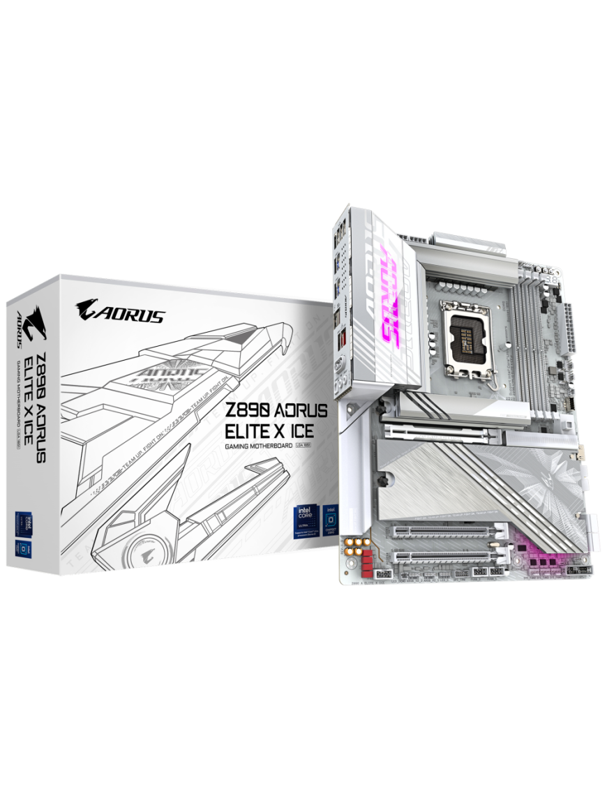 GIGABYTE Placa base Z890 AORUS ELITE X ICE